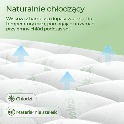 Głęboki Sen™ - materac nawierzchniowy z włókna bambusowego