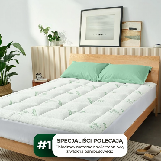 Głęboki Sen™ - materac nawierzchniowy z włókna bambusowego